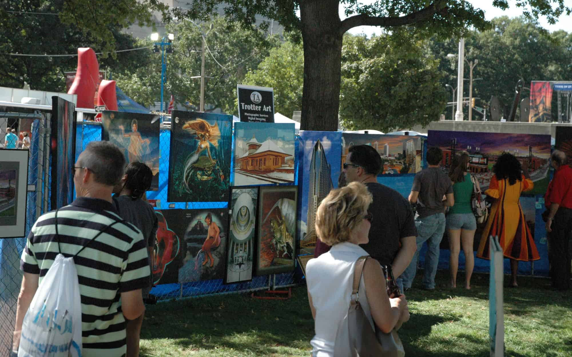 Front View Of Art Expo